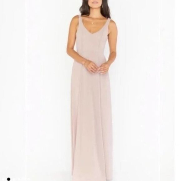 Show Me Your MuMu Dresses & Skirts - NWOT Jenn Maxi Dress Taupe sz sm
